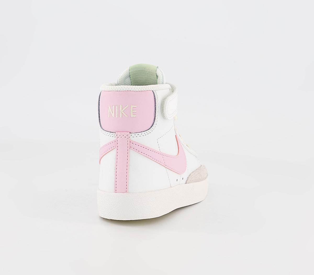 nike blazer mid 77 white pink foam
