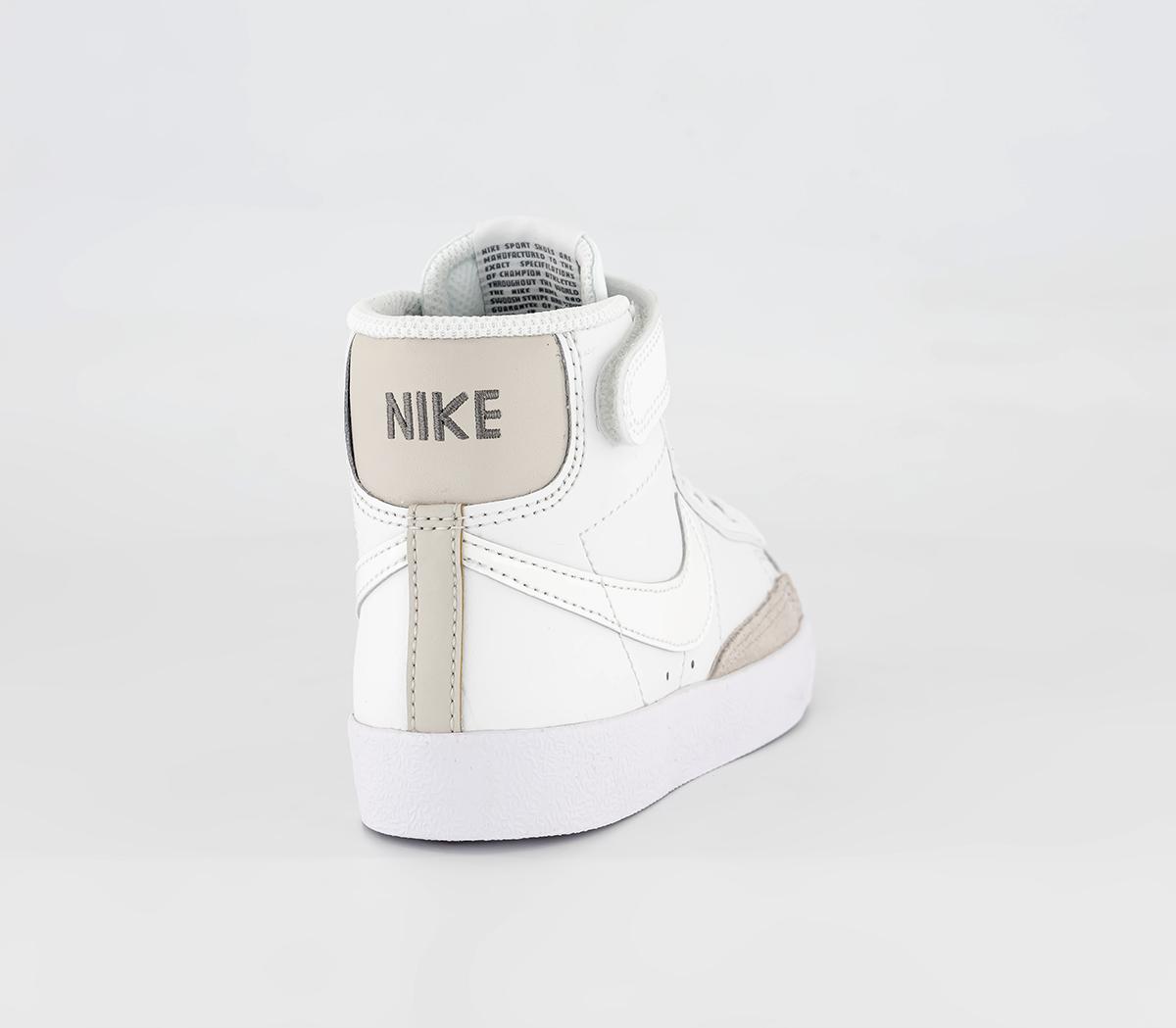 NikeBlazer Mid '77 Kids Trainers NikeBlazer Mid '77 Kids Trainers Summit White Clear Orewood White