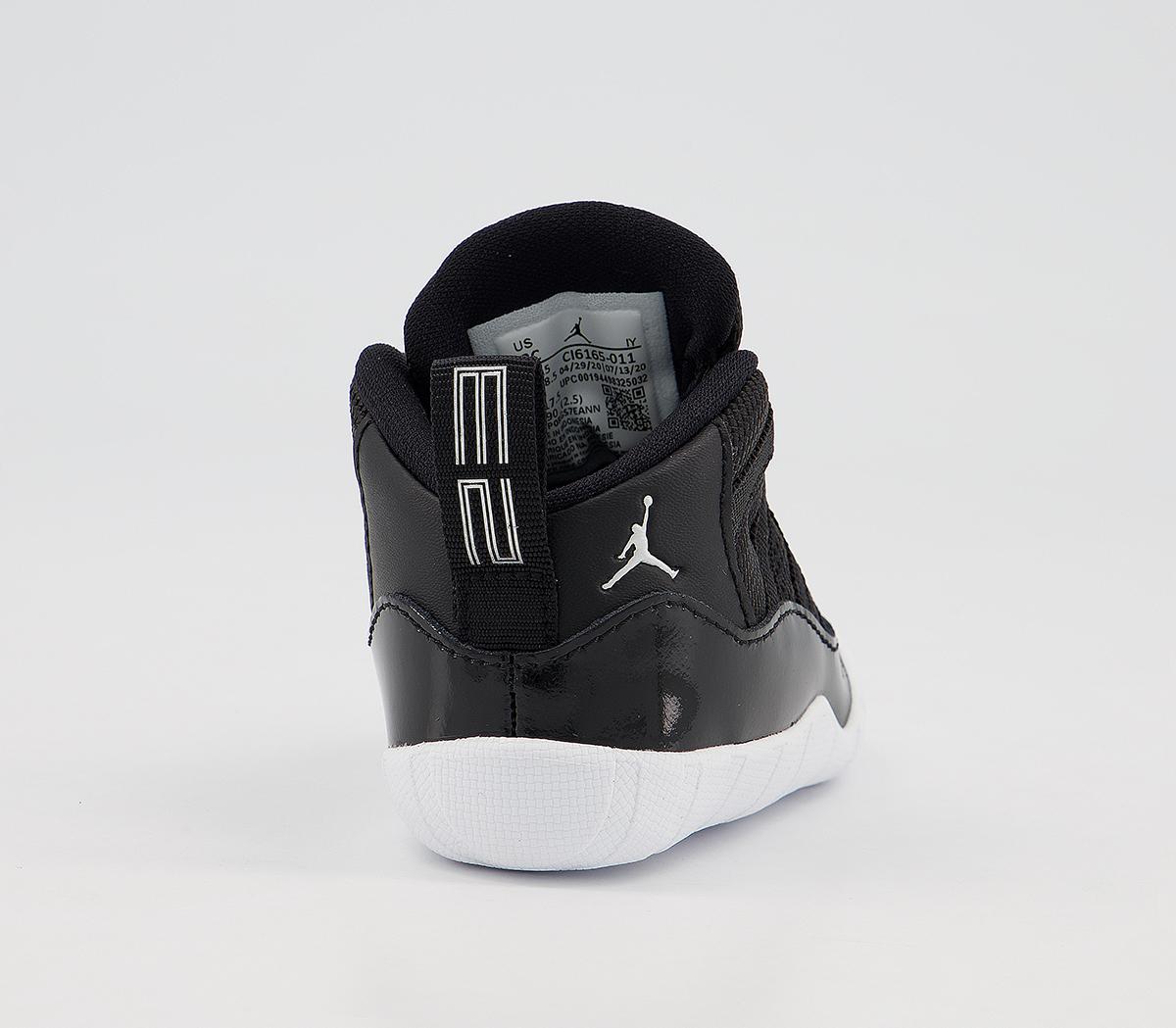 Jordan Jordan 11 Crib Booties Jordan Jordan 11 Crib Booties Black Black White