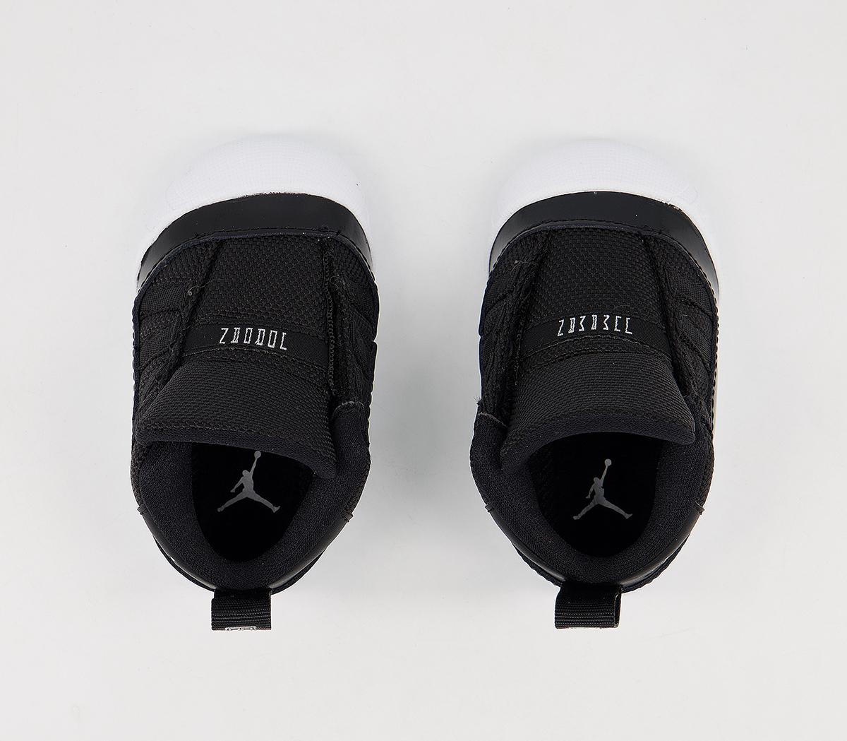 Jordan Jordan 11 Crib Booties Jordan Jordan 11 Crib Booties Black Black White