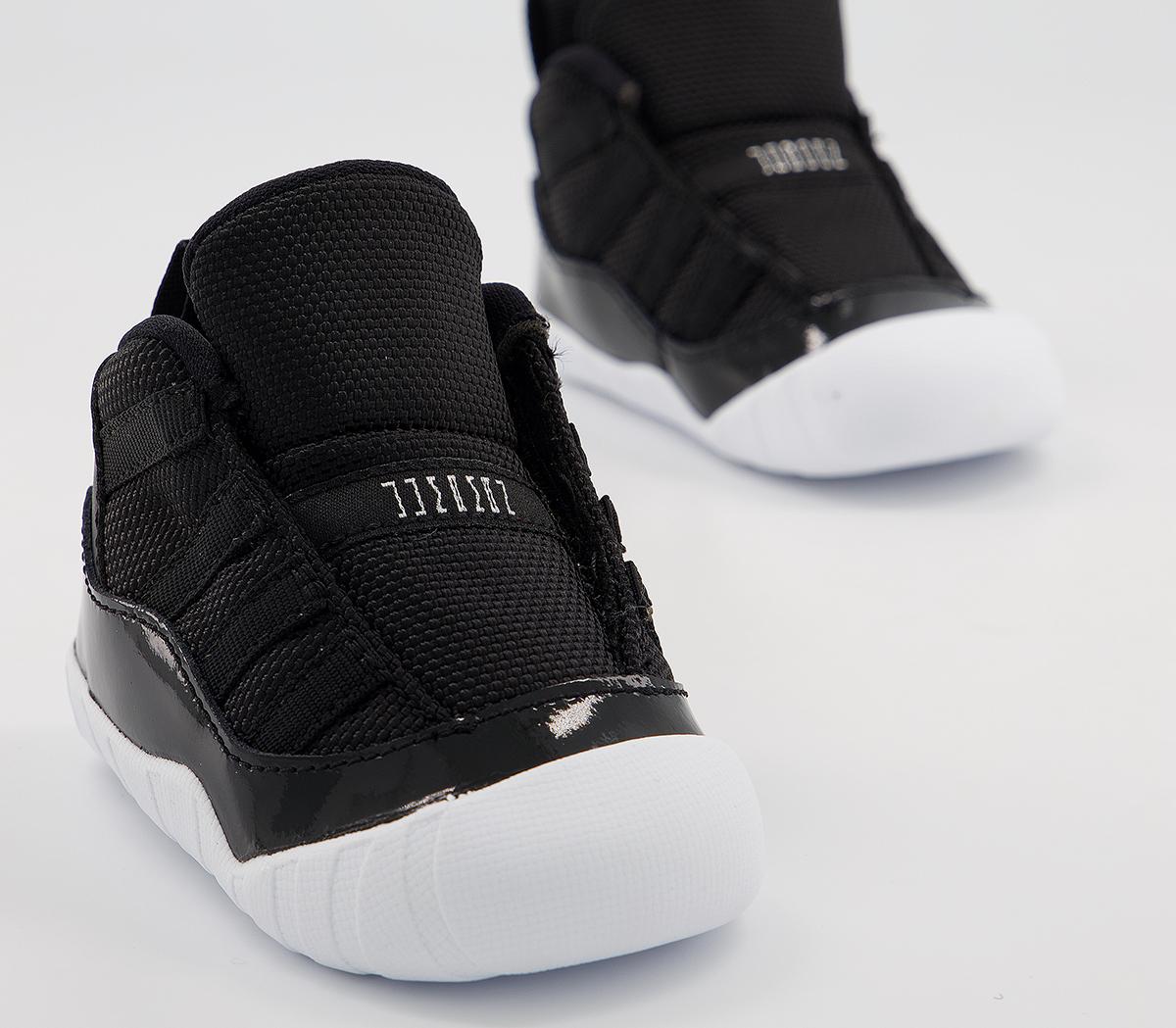 Jordan Jordan 11 Crib Booties Jordan Jordan 11 Crib Booties Black Black White