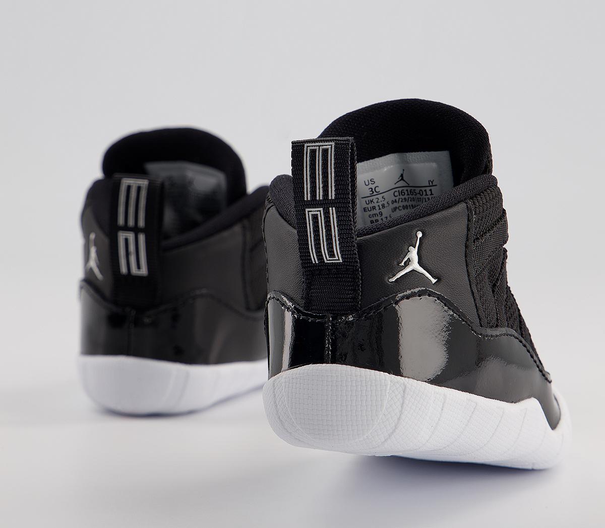 Jordan Jordan 11 Crib Booties Jordan Jordan 11 Crib Booties Black Black White