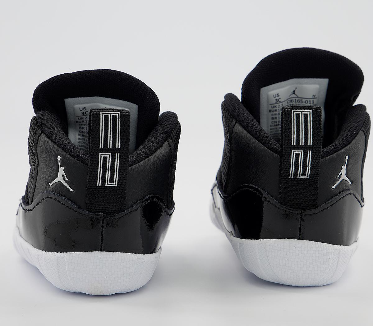Jordan Jordan 11 Crib Booties Jordan Jordan 11 Crib Booties Black Black White