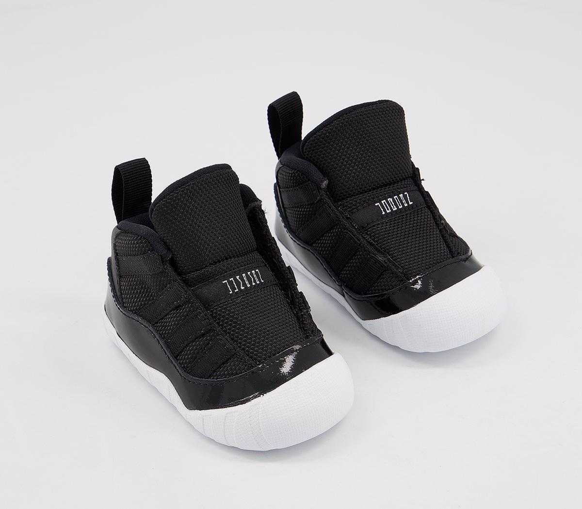 Jordan Jordan 11 Crib Booties Jordan Jordan 11 Crib Booties Black Black White