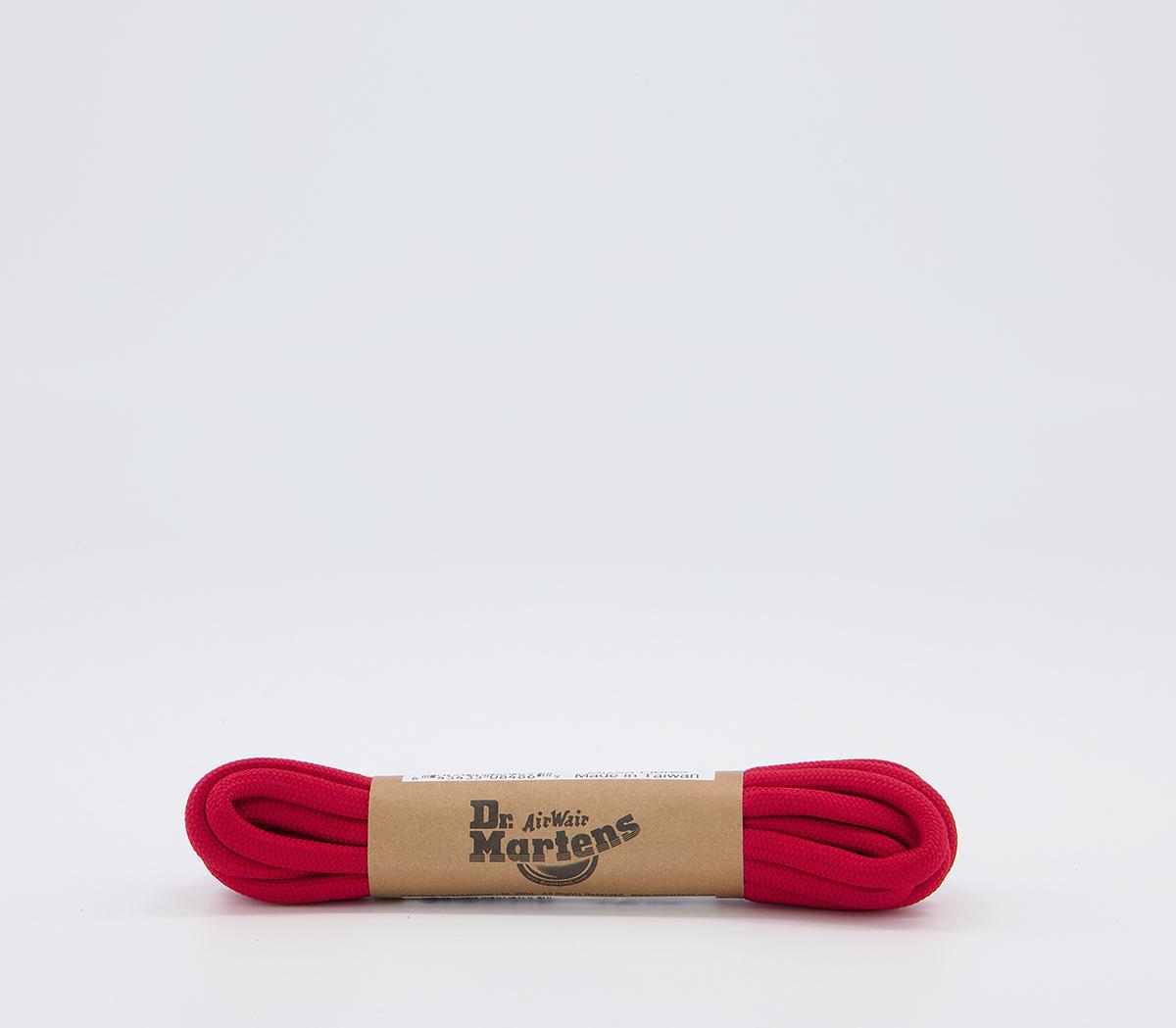 Dr. Martens 8-10 Eye Round Laces Red