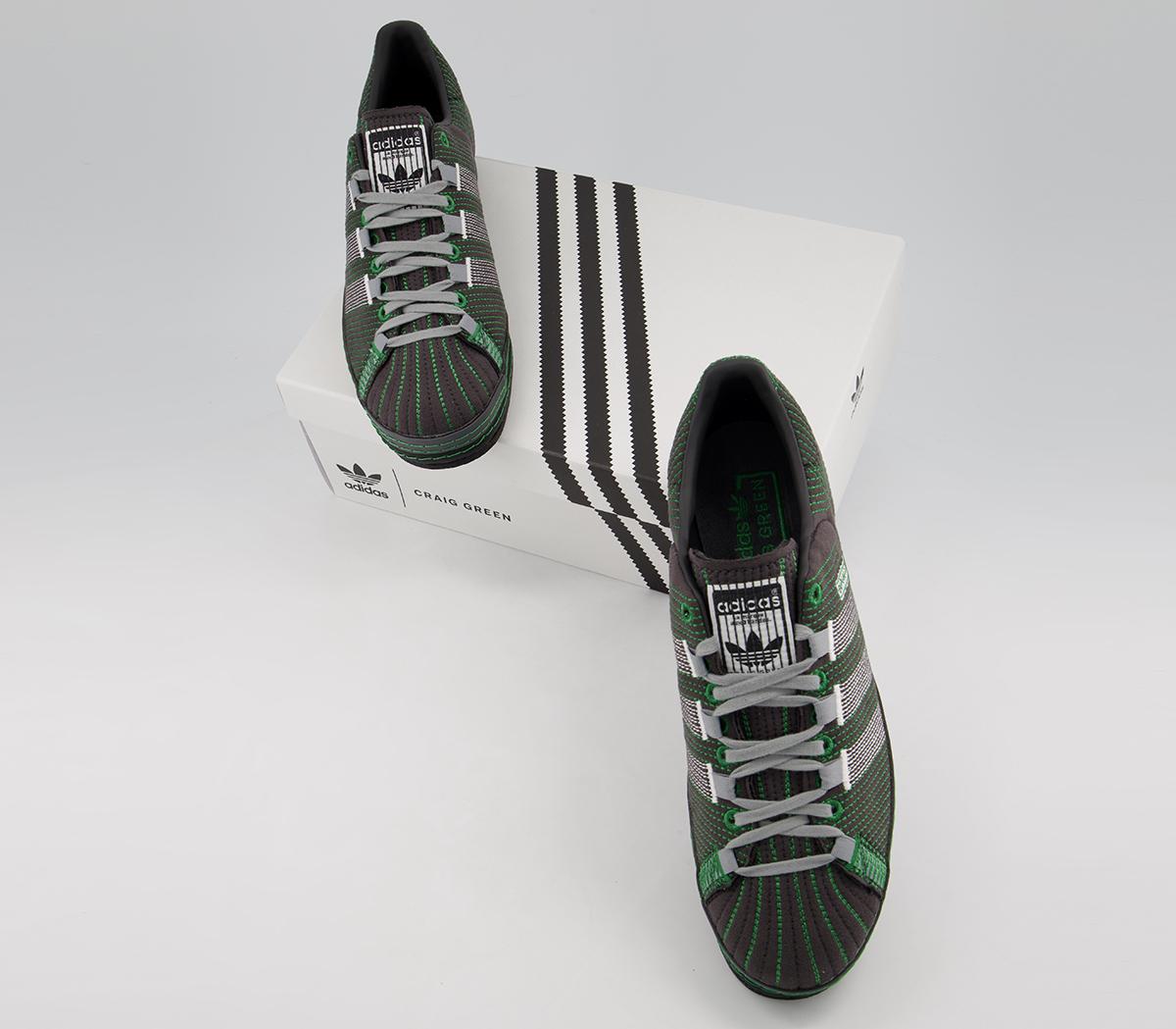 adidas gazelle silver green womens adidas Consortium x Craig Green Superstar