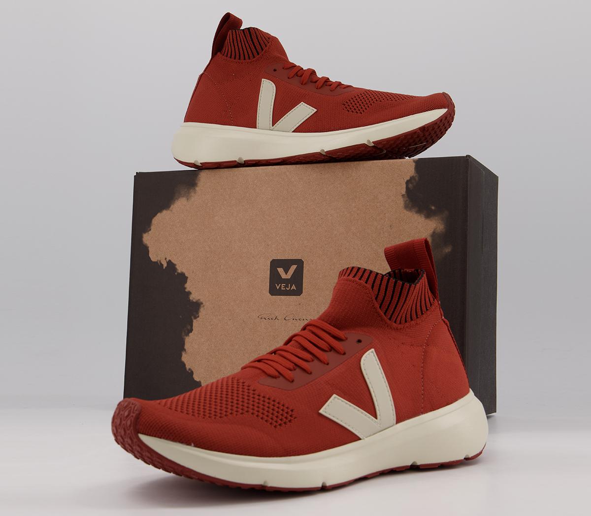 Rick Owens Rick Owens Veja Sock Runner Rick Owens Rick Owens Veja Sock Runner Rust Pierre