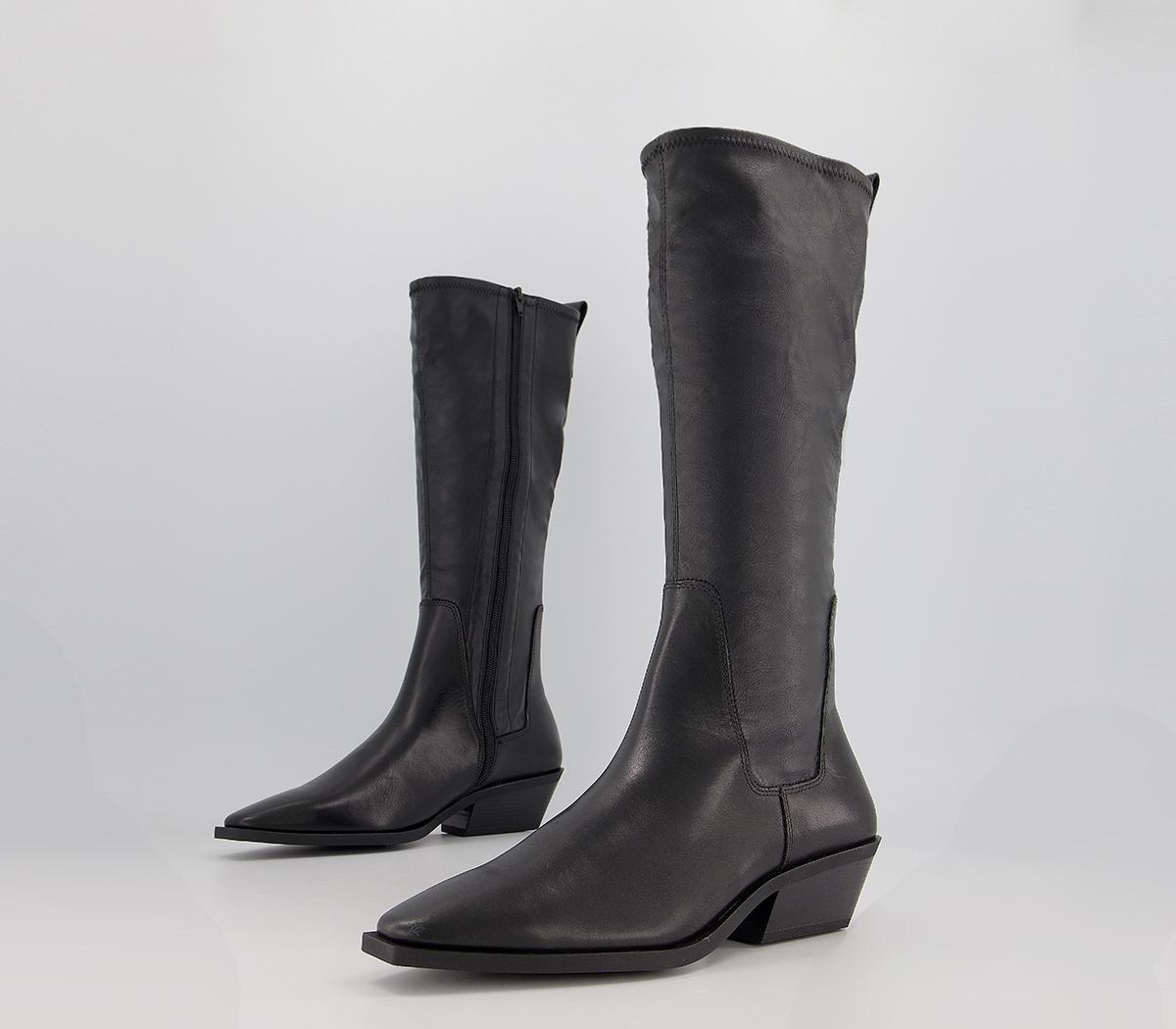 Vagabond Shoemakers Ally Tall Boot Black - Knee High Boots