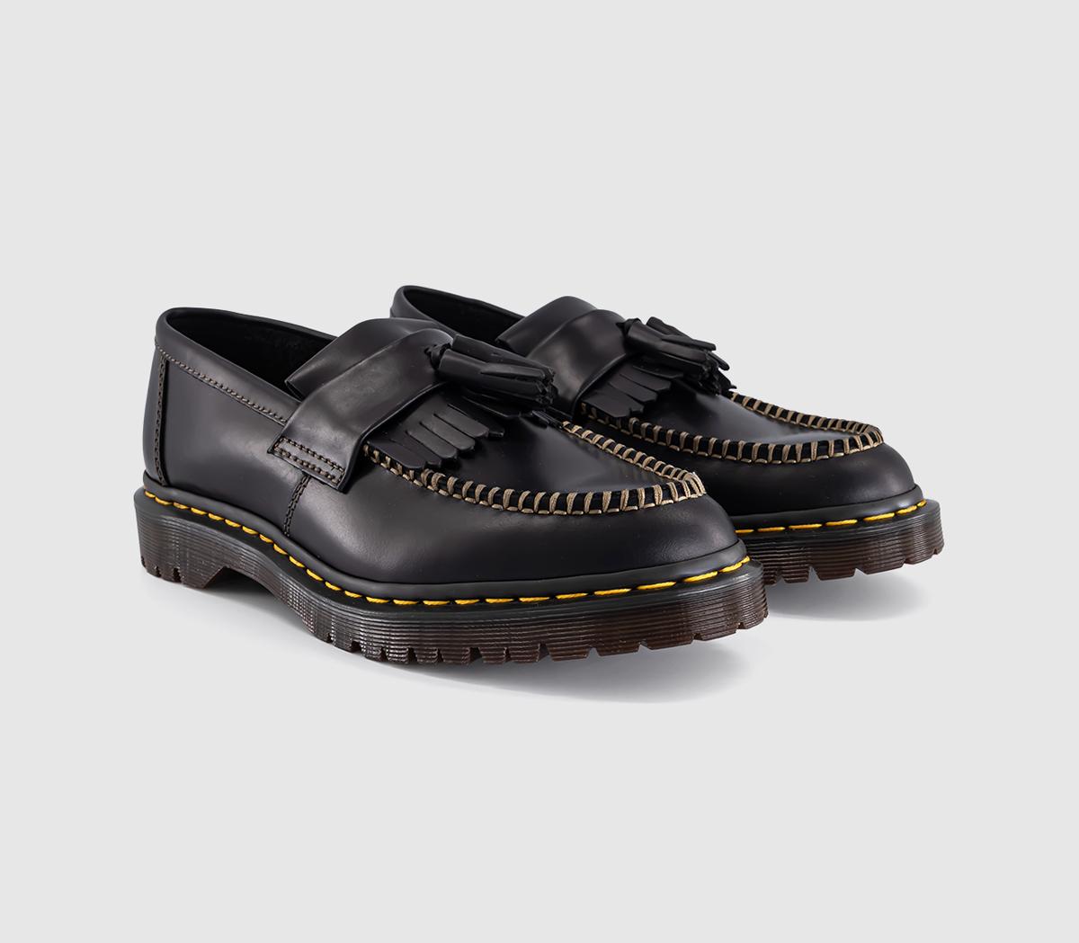 Dr. MartensAdrian LoafersBlack Whipstitch