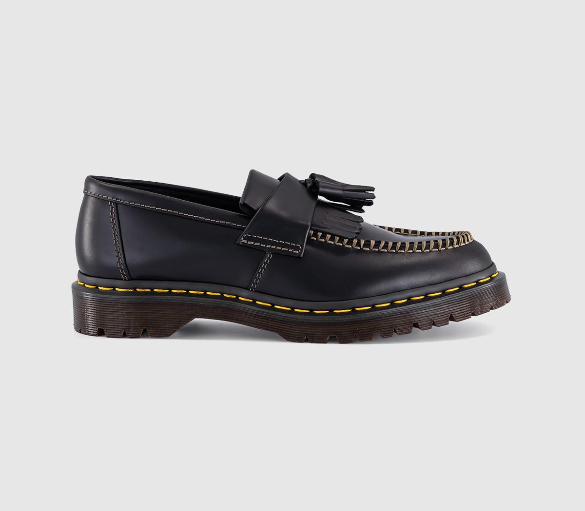 Dr. MartensAdrian LoafersBlack Whipstitch