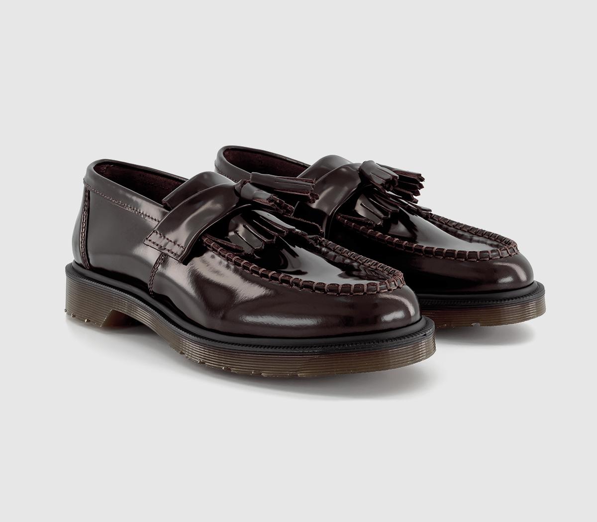 Dr. Martens Adrian Loafers Cherry Red Arcadia - Men’s Smart Shoes
