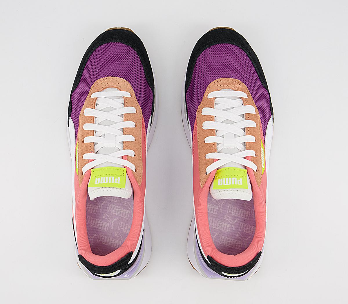 PUMACruise Rider TrainersPuma Black Puma White Energy Yellow