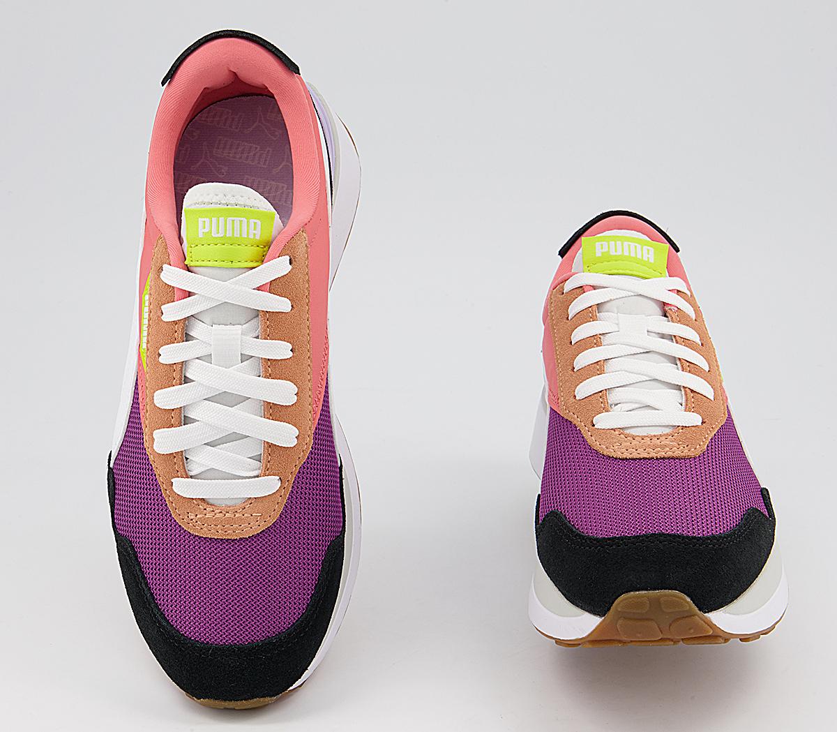 PUMACruise Rider TrainersPuma Black Puma White Energy Yellow