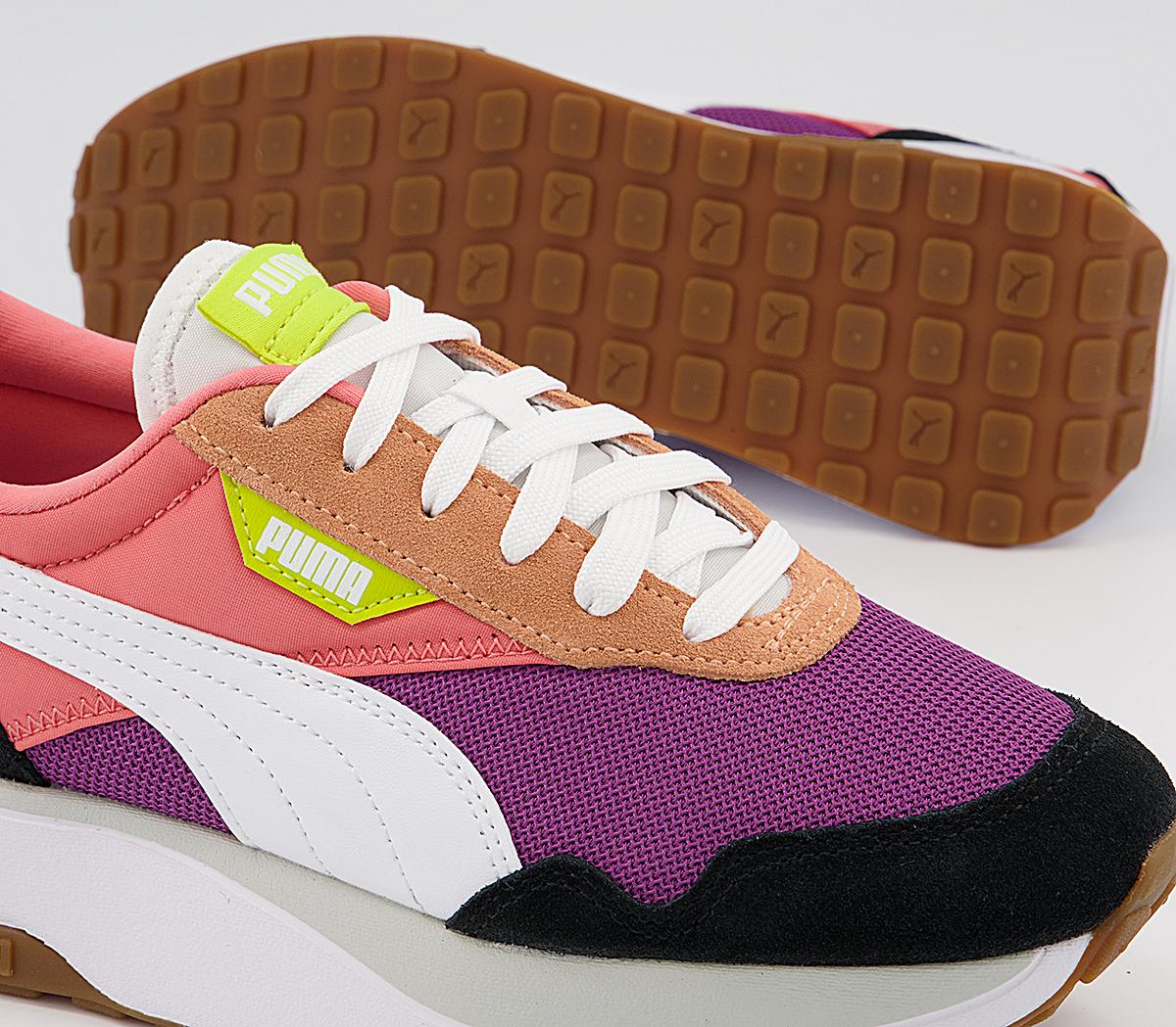 PUMACruise Rider TrainersPuma Black Puma White Energy Yellow