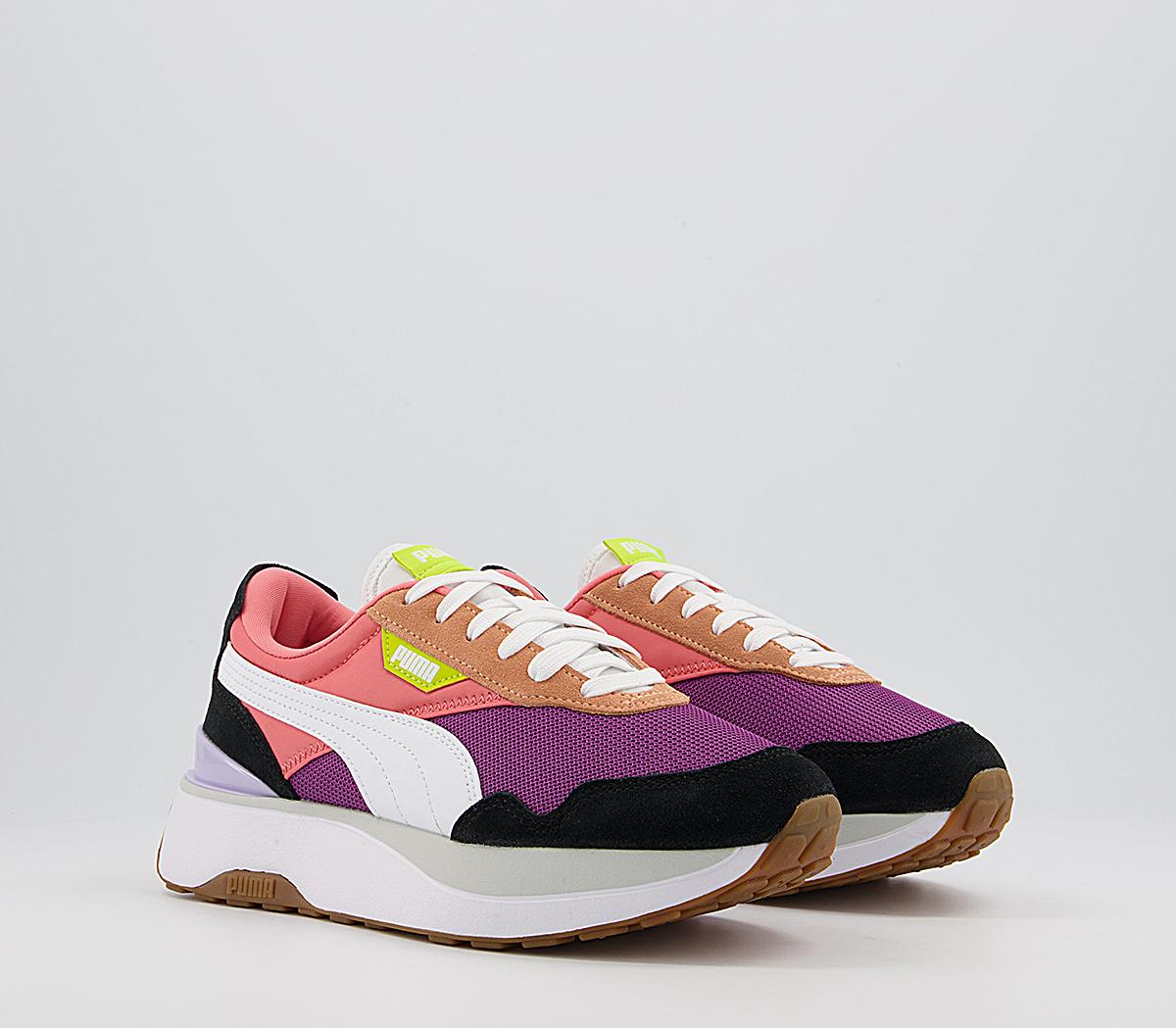 PUMACruise Rider TrainersPuma Black Puma White Energy Yellow