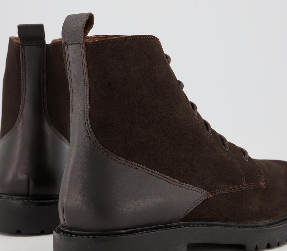 Hudson London Perry Suede Boots Hudson London Perry Suede Boots Brown Suede