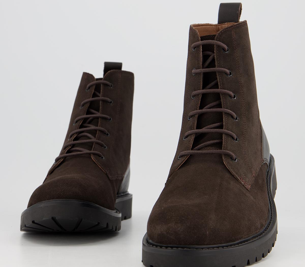 Hudson London Perry Suede Boots Hudson London Perry Suede Boots Brown Suede