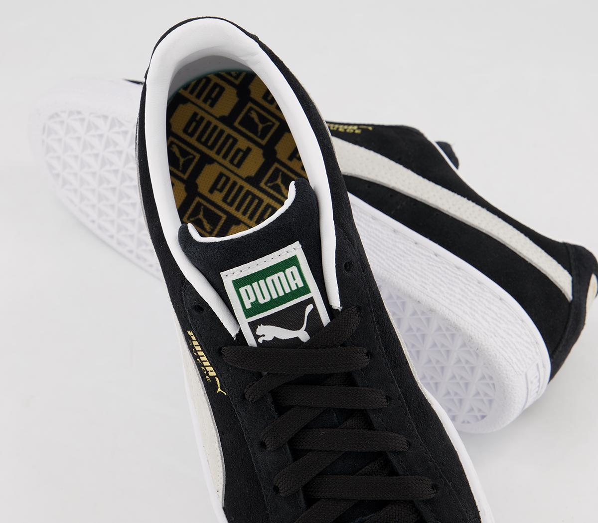 PUMA Suede Classic Xxi Trainers Puma Black White - Unisex Sports