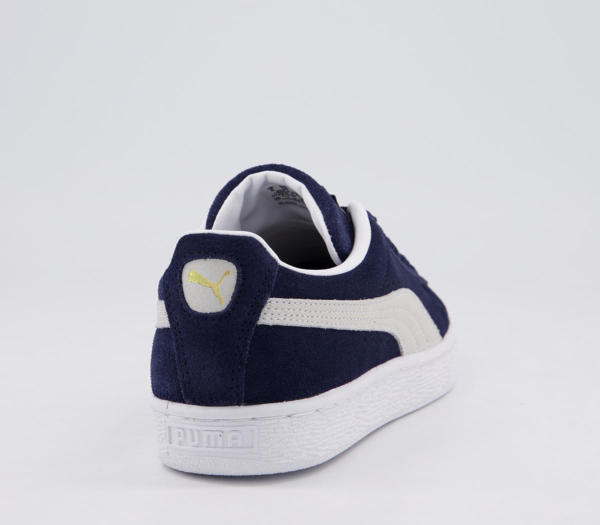 Puma Suede Classic Xxi Trainers Puma Suede Classic Xxi Trainers Peacoat Puma White