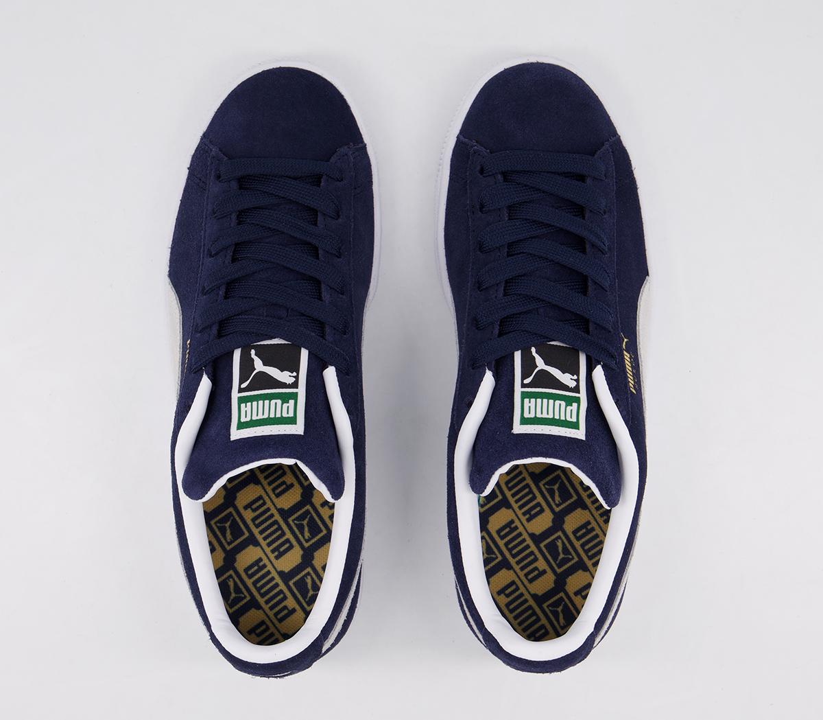 Puma Suede Classic Xxi Trainers Puma Suede Classic Xxi Trainers Peacoat Puma White