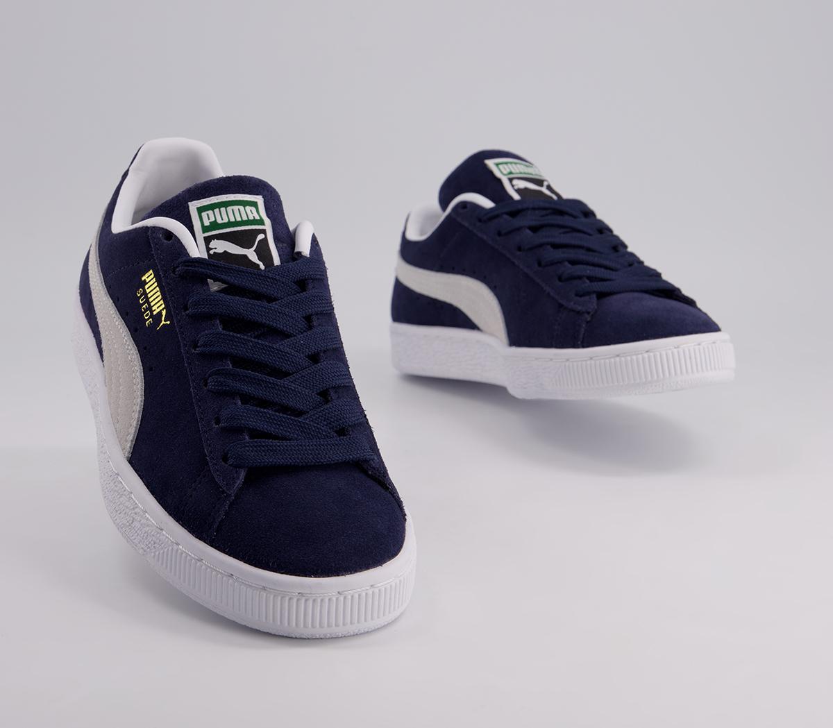 Puma Suede Classic Xxi Trainers Puma Suede Classic Xxi Trainers Peacoat Puma White
