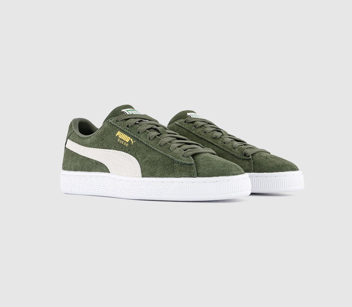 PUMA Suede Classic XXI Trainers Myrtle White - Unisex Sports