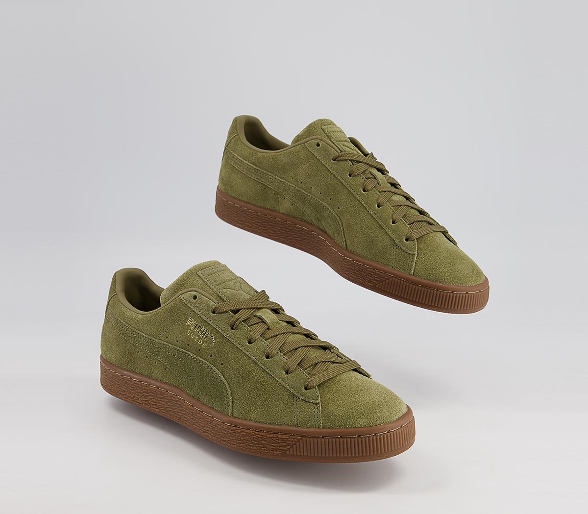 PUMASuede Classic XXI TrainersBurnt Olive Gum