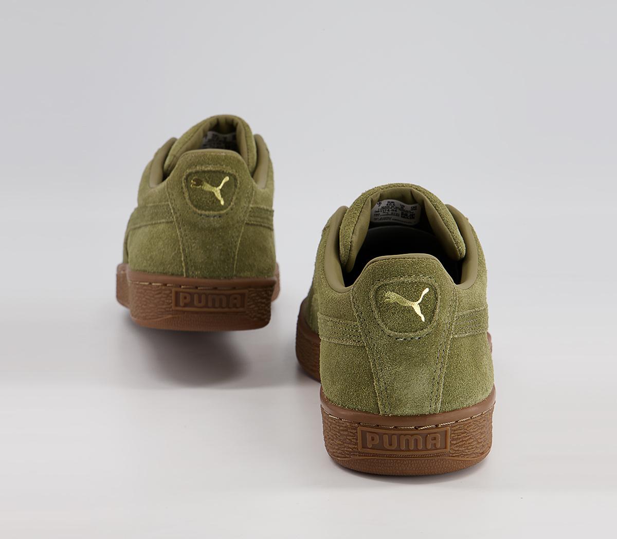 PUMASuede Classic XXI TrainersBurnt Olive Gum