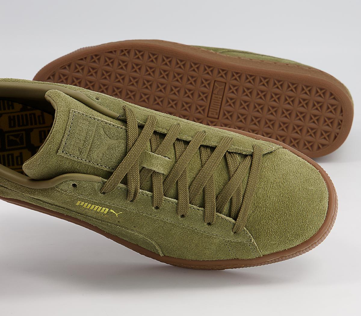 PUMASuede Classic XXI TrainersBurnt Olive Gum