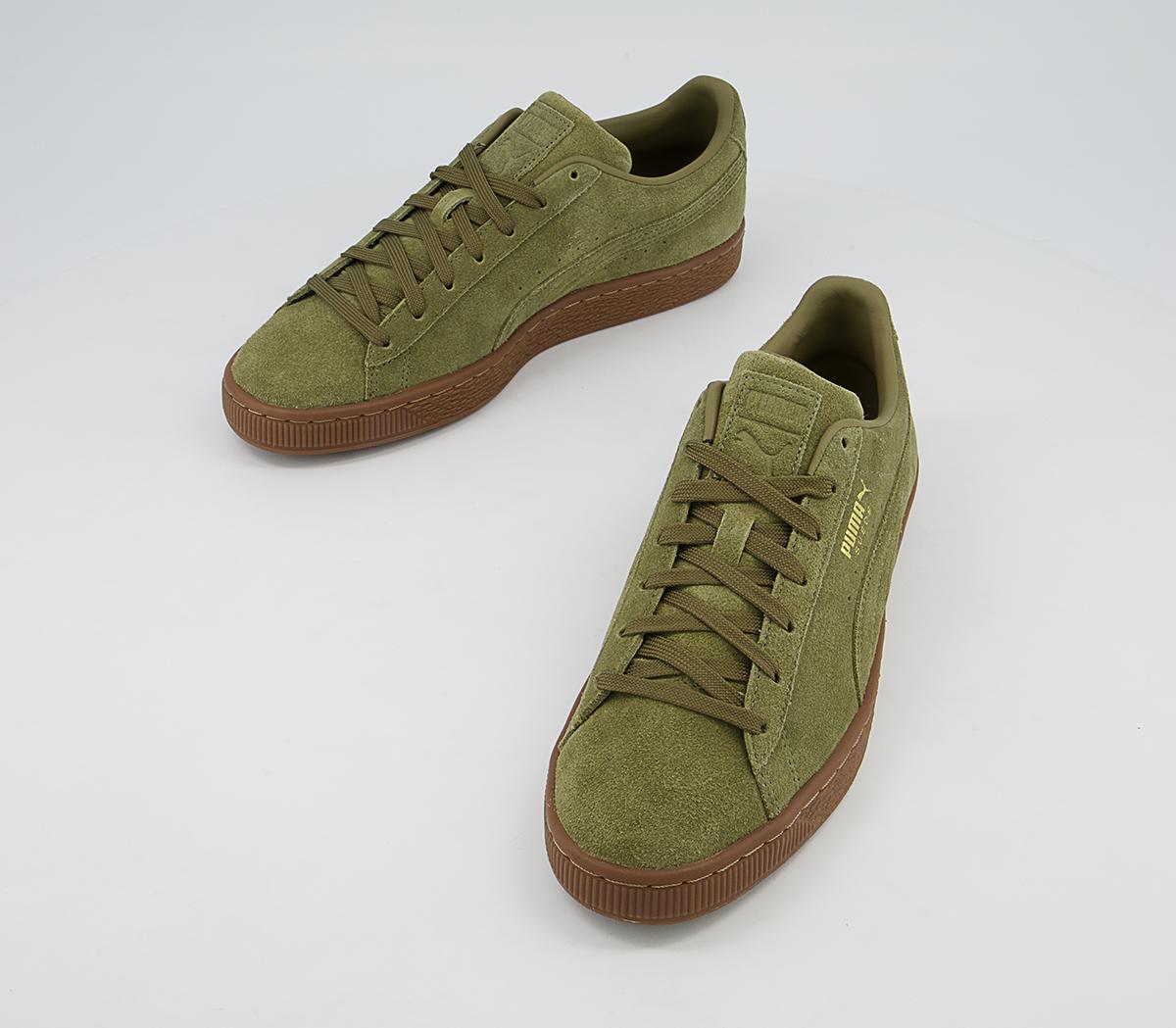 PUMASuede Classic XXI TrainersBurnt Olive Gum