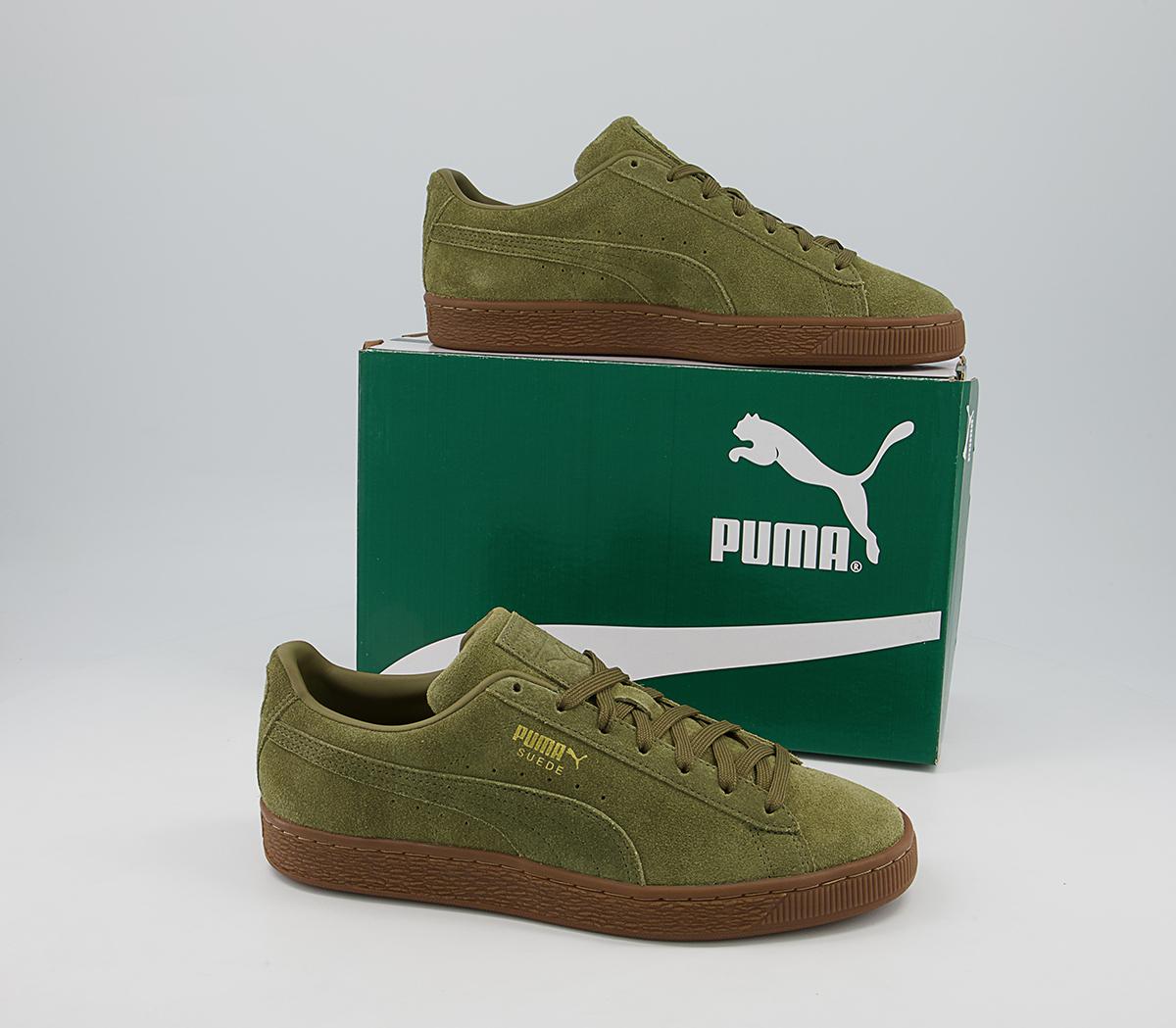 PUMASuede Classic XXI TrainersBurnt Olive Gum