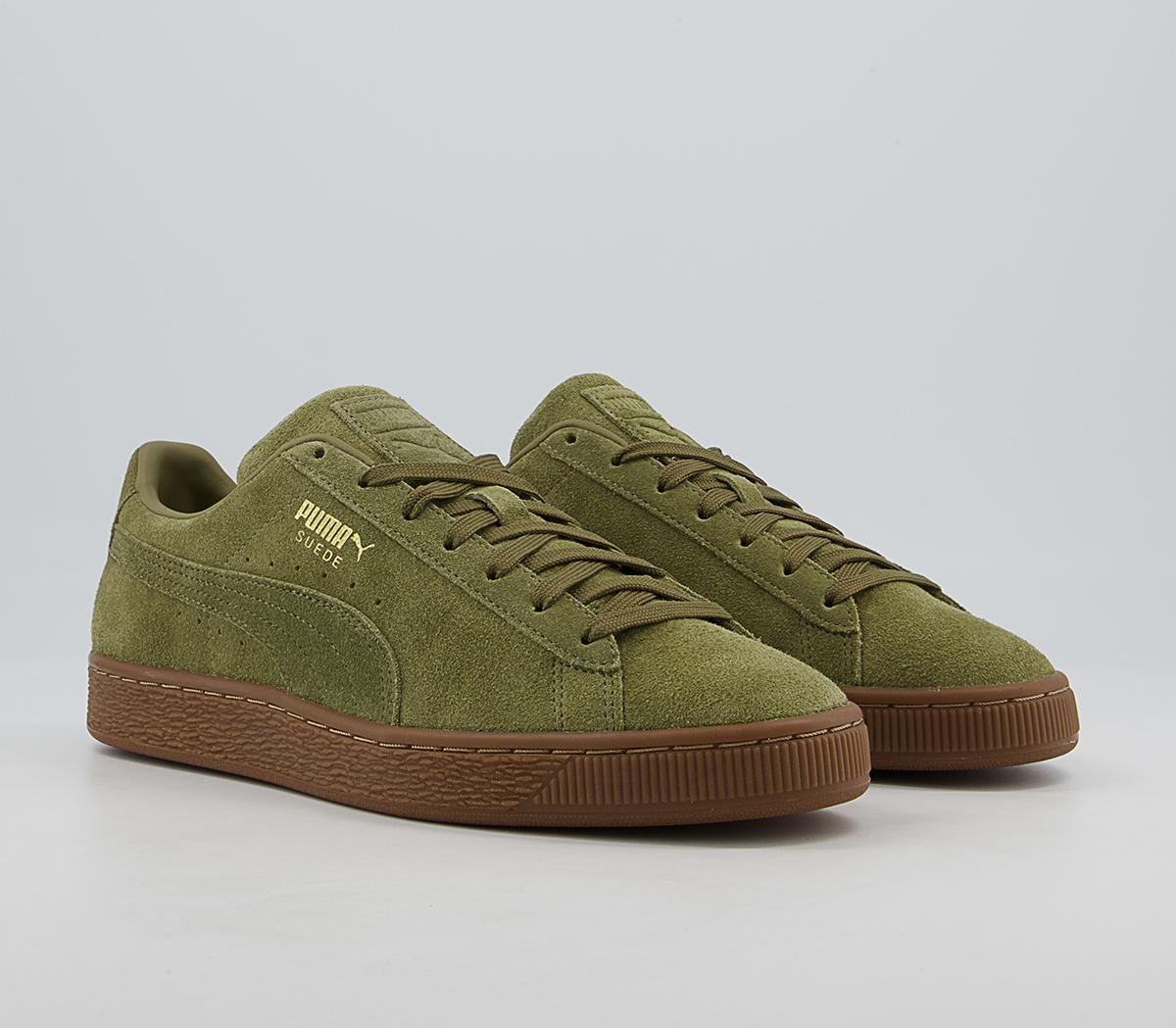 PUMASuede Classic XXI TrainersBurnt Olive Gum