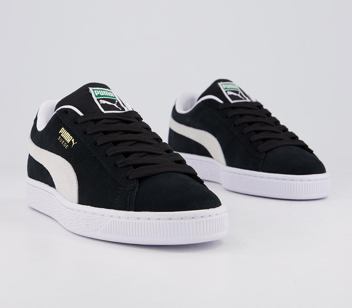 PUMA Suede Classic Xxi Jr Trainers Puma Black White - Women's Trainers