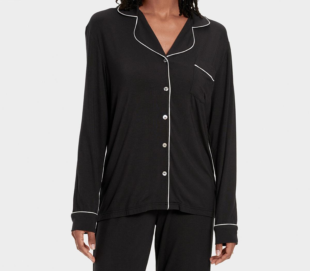 UGG Lennon Pyjama Set Black - Women's Loungewear