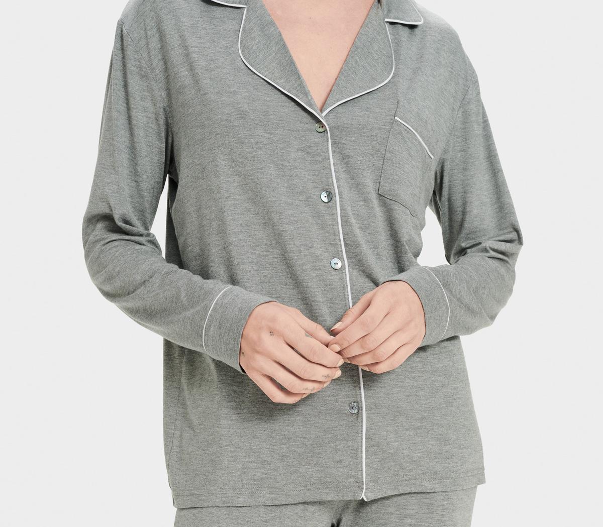 UGG Lennon Pyjama Set UGG Lennon Pyjama Set Grey Heather