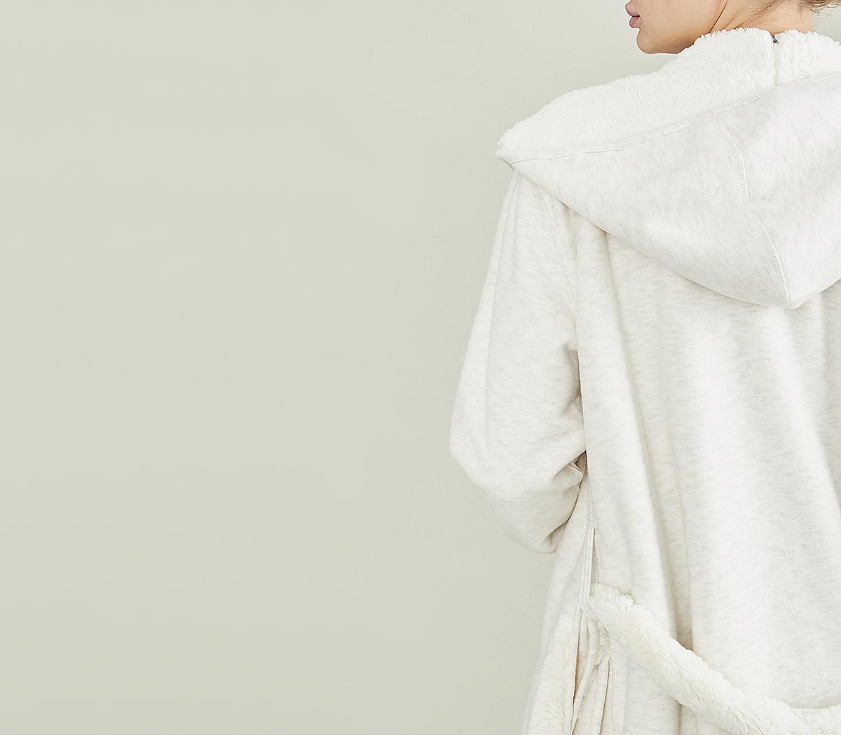 UGG Portola Reversible Robe UGG Portola Reversible Robe Cream Heather