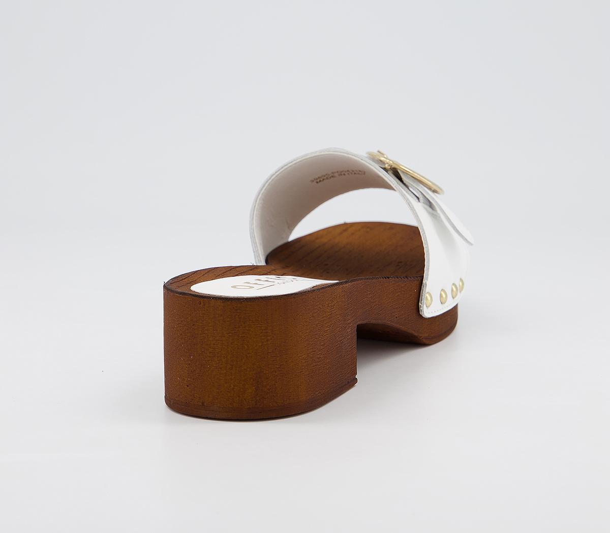 OFFICEManhattan- Clog MuleWhite Leather