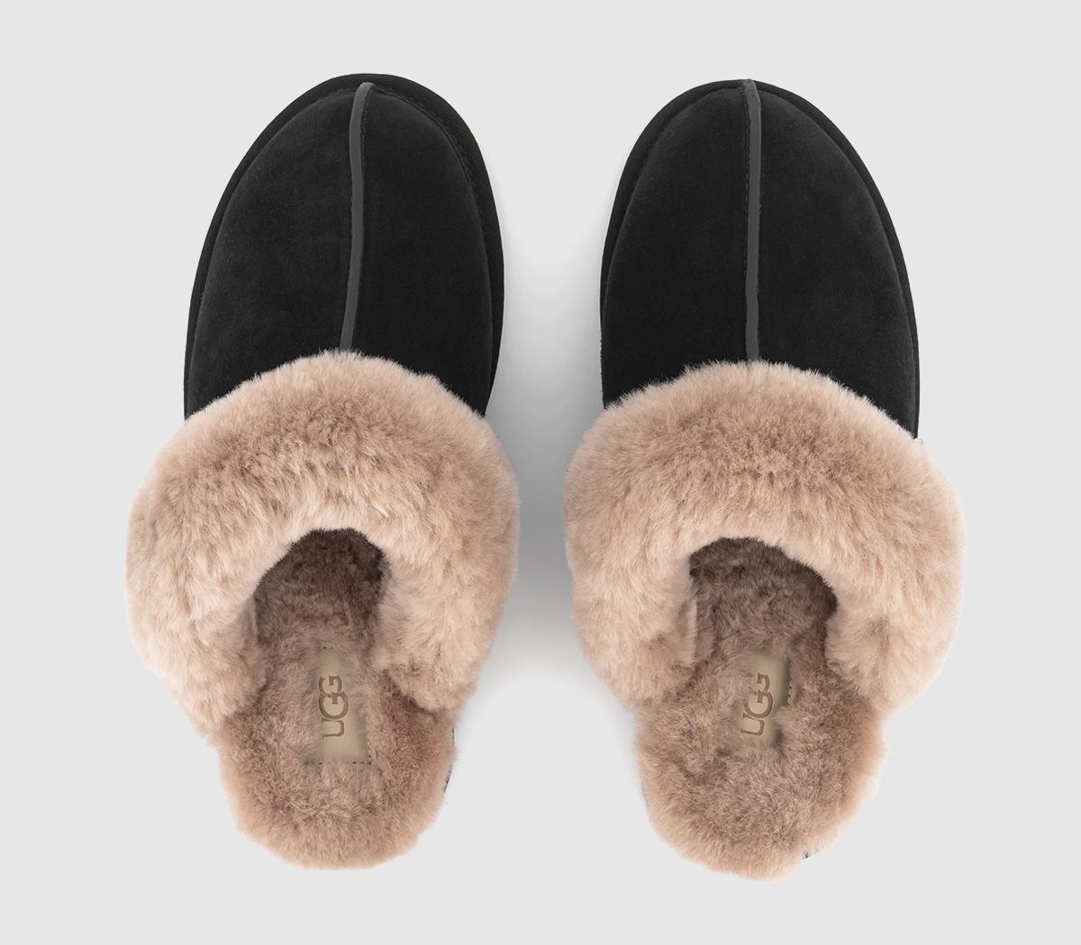 UGG Scuffette Ii Metal Logo Black Fawn Shoemondo Find and buy