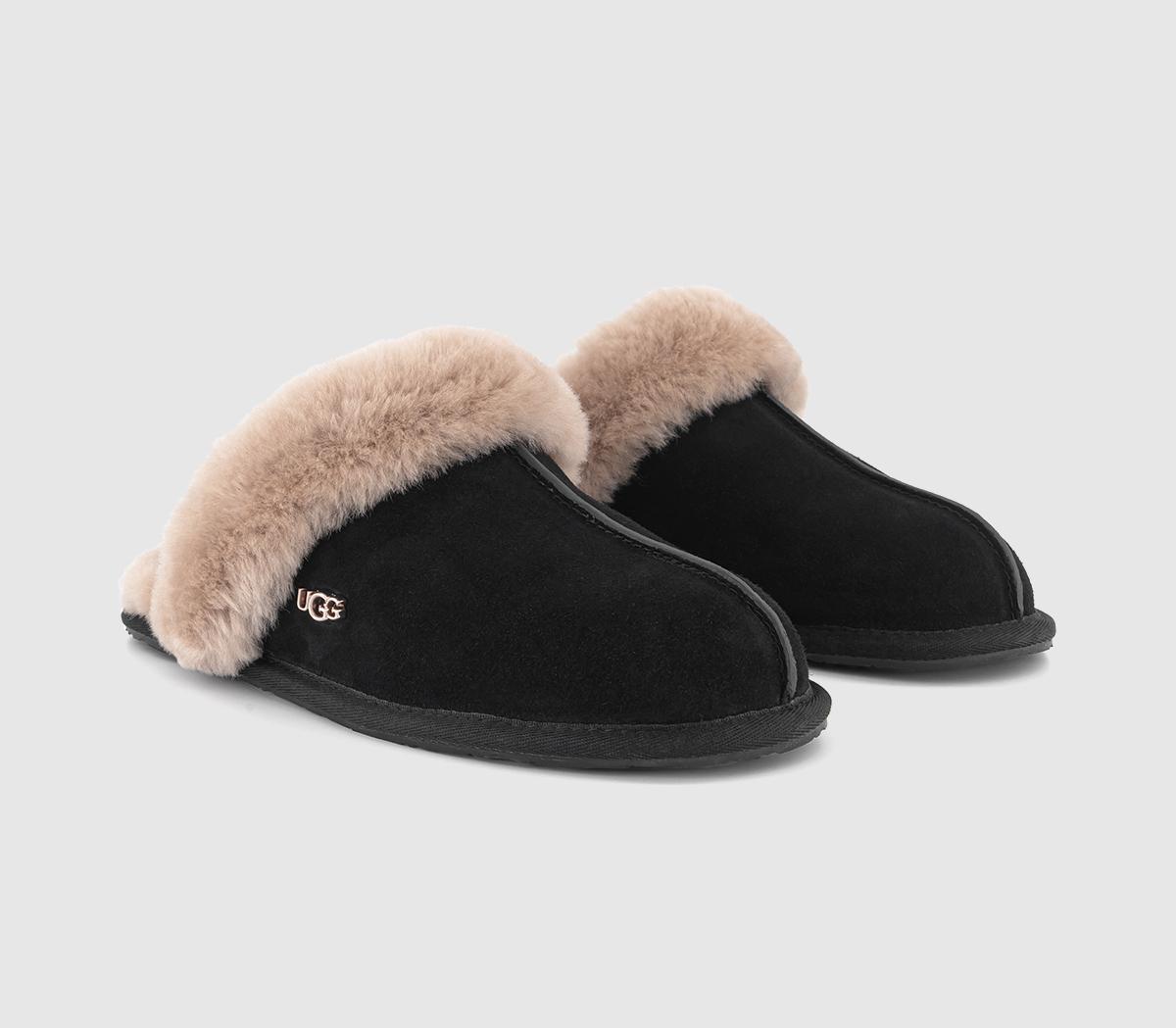 UGG Scuffette Ii Metal Logo Black Fawn Shoemondo Find and buy