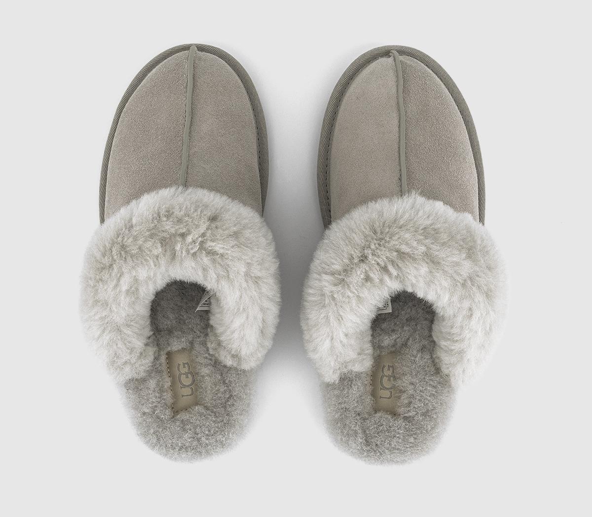 UGGScuffette II Metal Logo Slippers UGGScuffette II Metal Logo SlippersSeal Grey