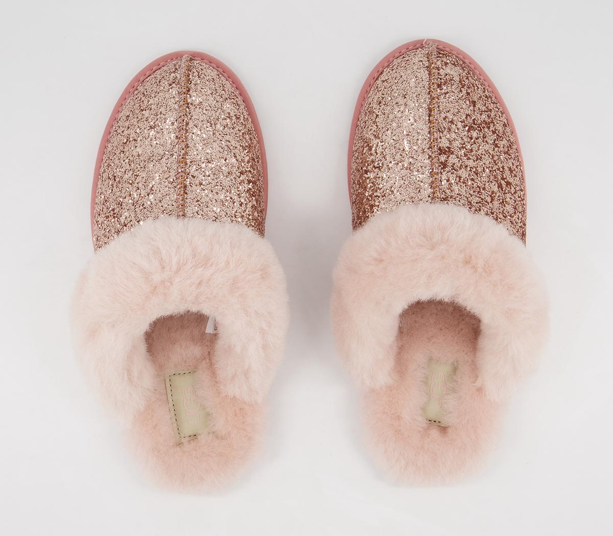 UGG Scuffette II Cosmo Slippers Rose Gold - Flat Shoes for Women