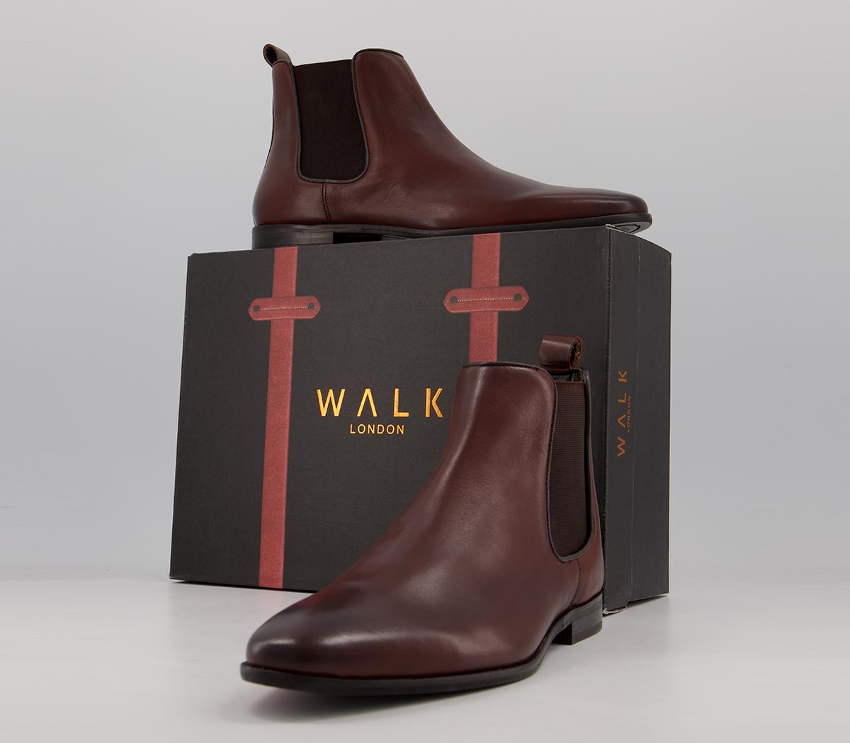 Walk London Alfie Chelsea Boot Brown - Men