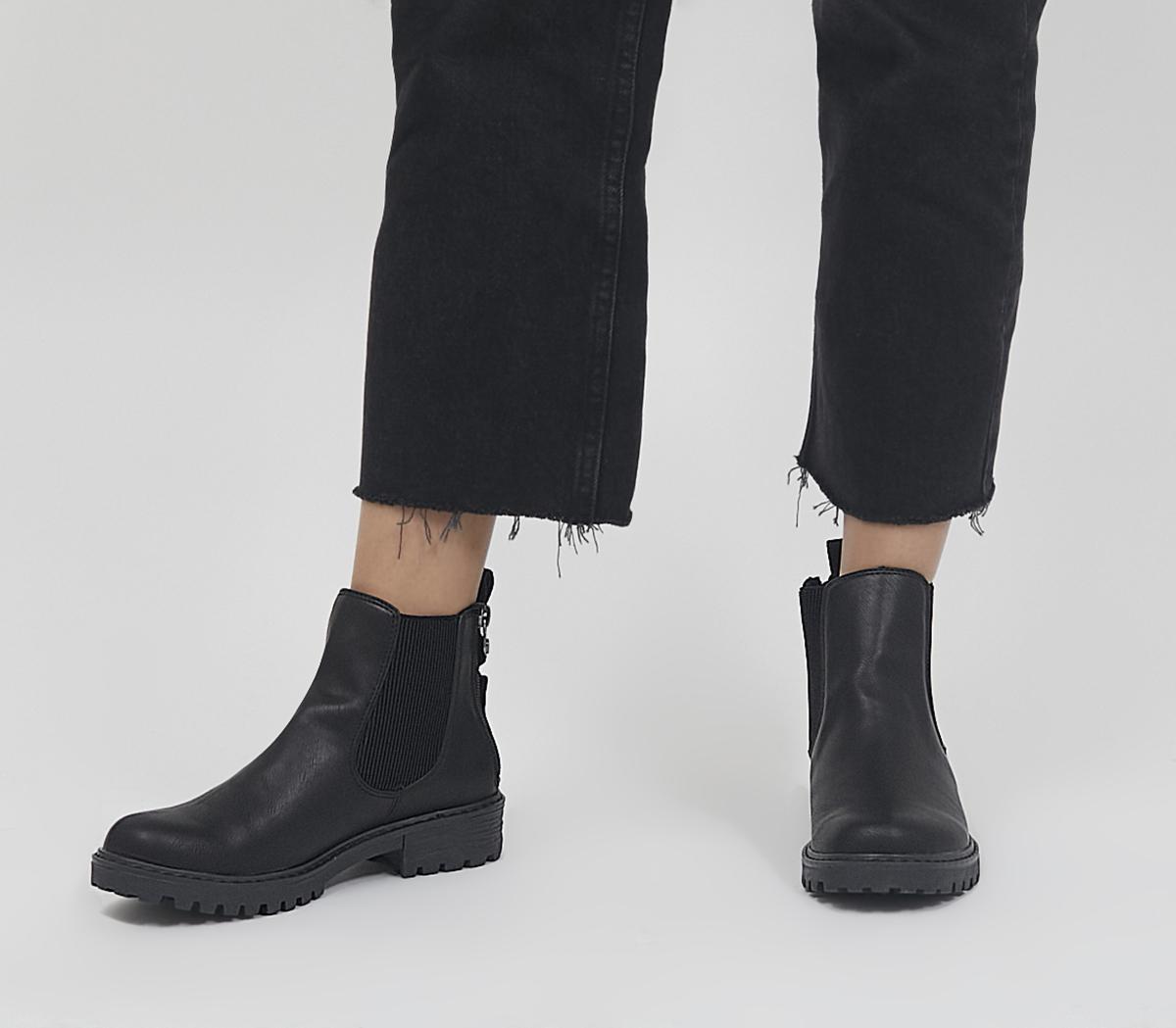 Blowfish Malibu Raffal Chelsea Boots Black - Women's Ankle Boots