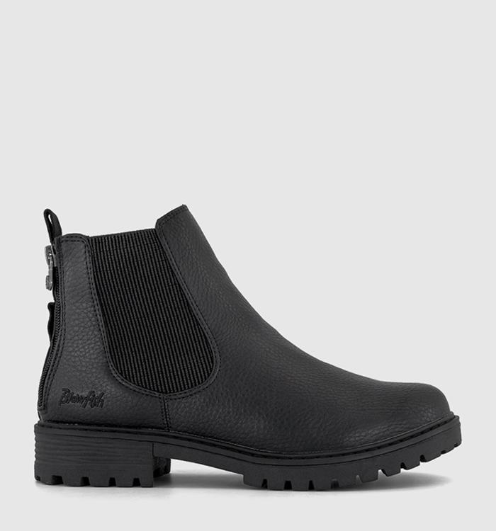 Blowfish Malibu Raffal Chelsea Boots Black Tumbled