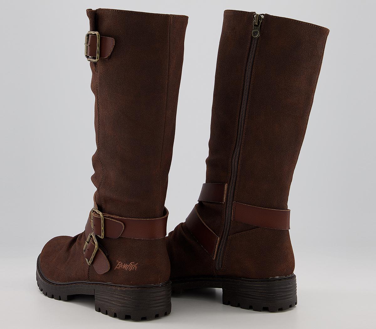 Blowfish Malibu Redial Knee Boots Blowfish Malibu Redial Knee Boots Tobacco Rustic