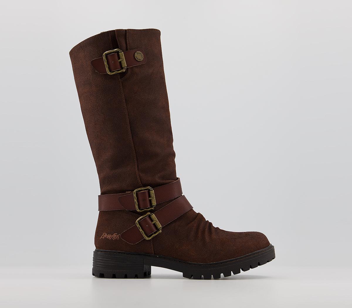 Blowfish Malibu Redial Knee Boots Blowfish Malibu Redial Knee Boots Tobacco Rustic