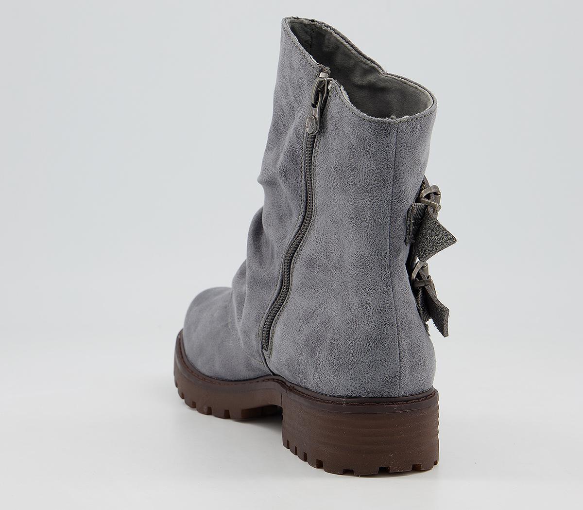 Blowfish Malibu Rigley4earth Ankle Boots Blowfish Malibu Rigley4earth Ankle Boots Greyfin Recycled