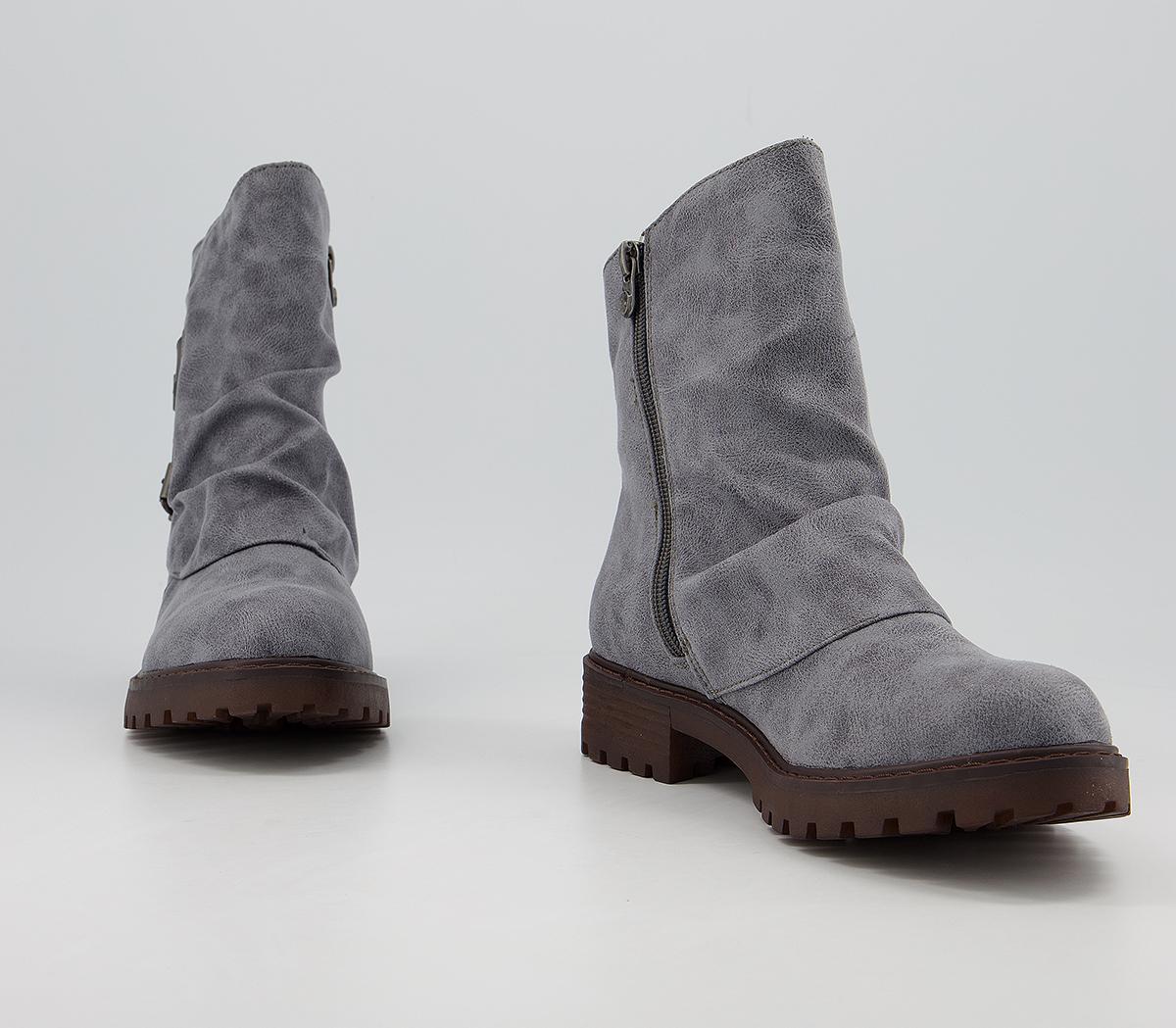 Blowfish Malibu Rigley4earth Ankle Boots Blowfish Malibu Rigley4earth Ankle Boots Greyfin Recycled