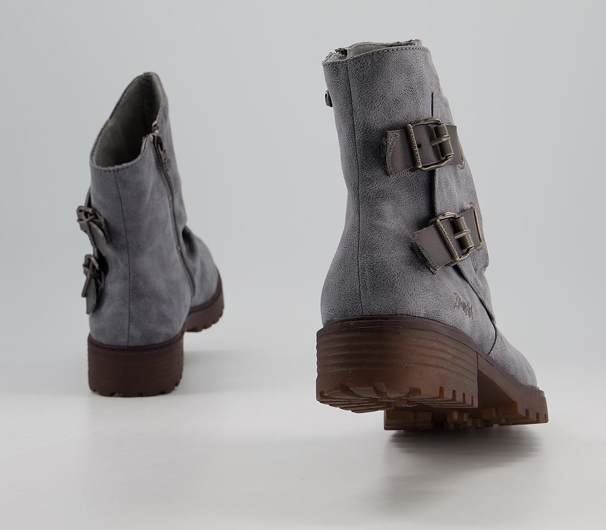 Blowfish Malibu Rigley4earth Ankle Boots Blowfish Malibu Rigley4earth Ankle Boots Greyfin Recycled