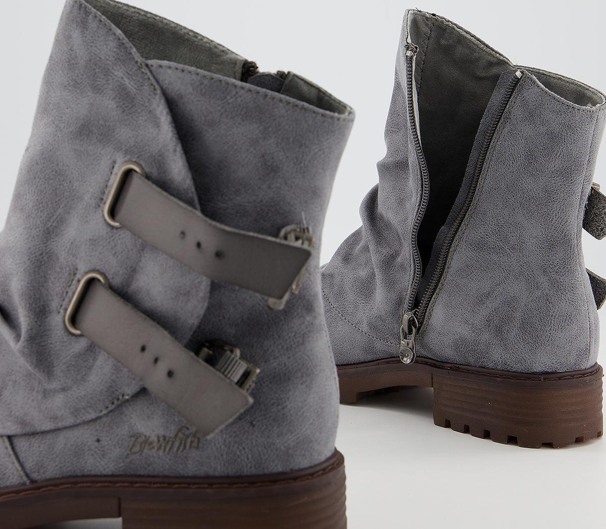 Blowfish Malibu Rigley4earth Ankle Boots Blowfish Malibu Rigley4earth Ankle Boots Greyfin Recycled